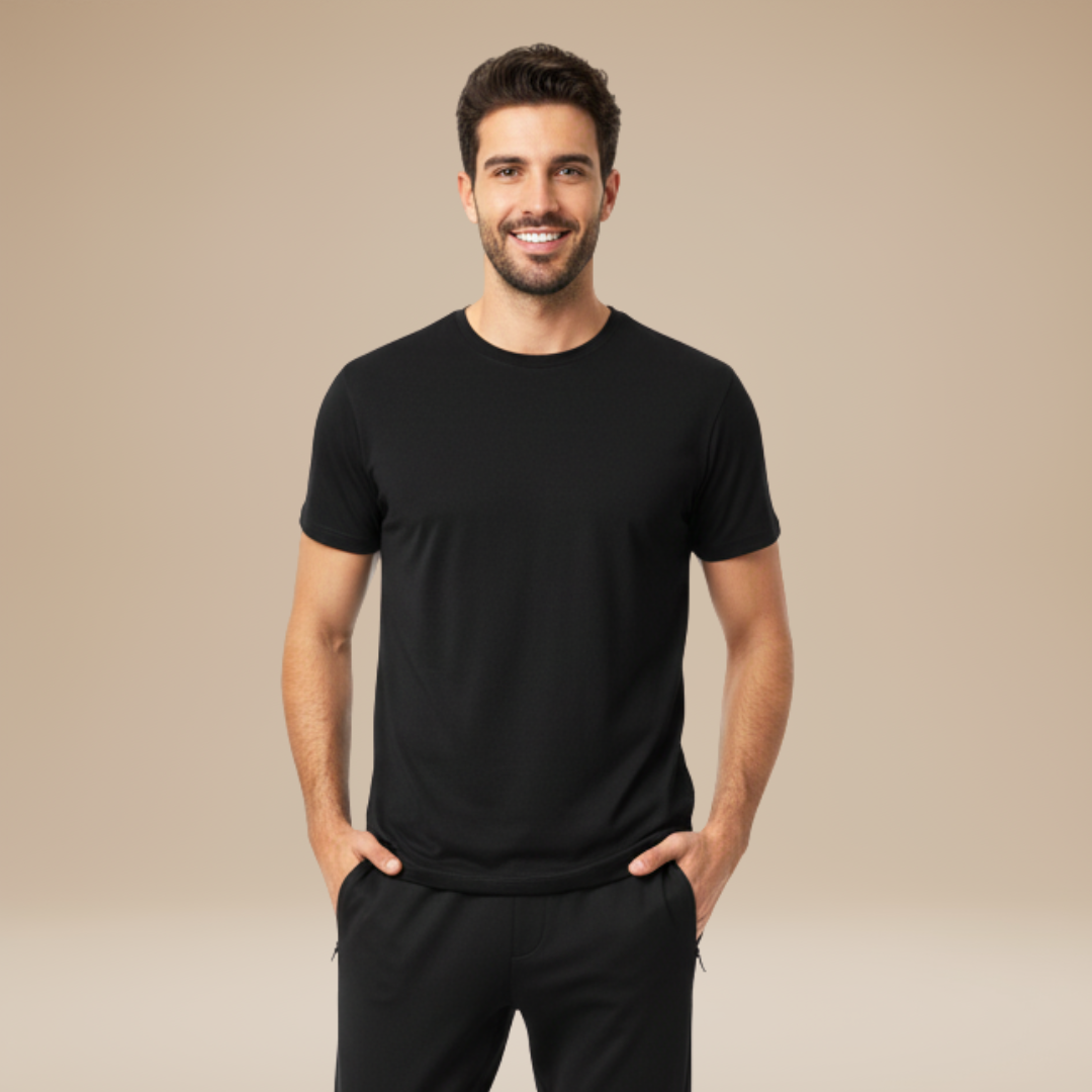 T-Shirt Uomo Girocollo Uso Quotidiano