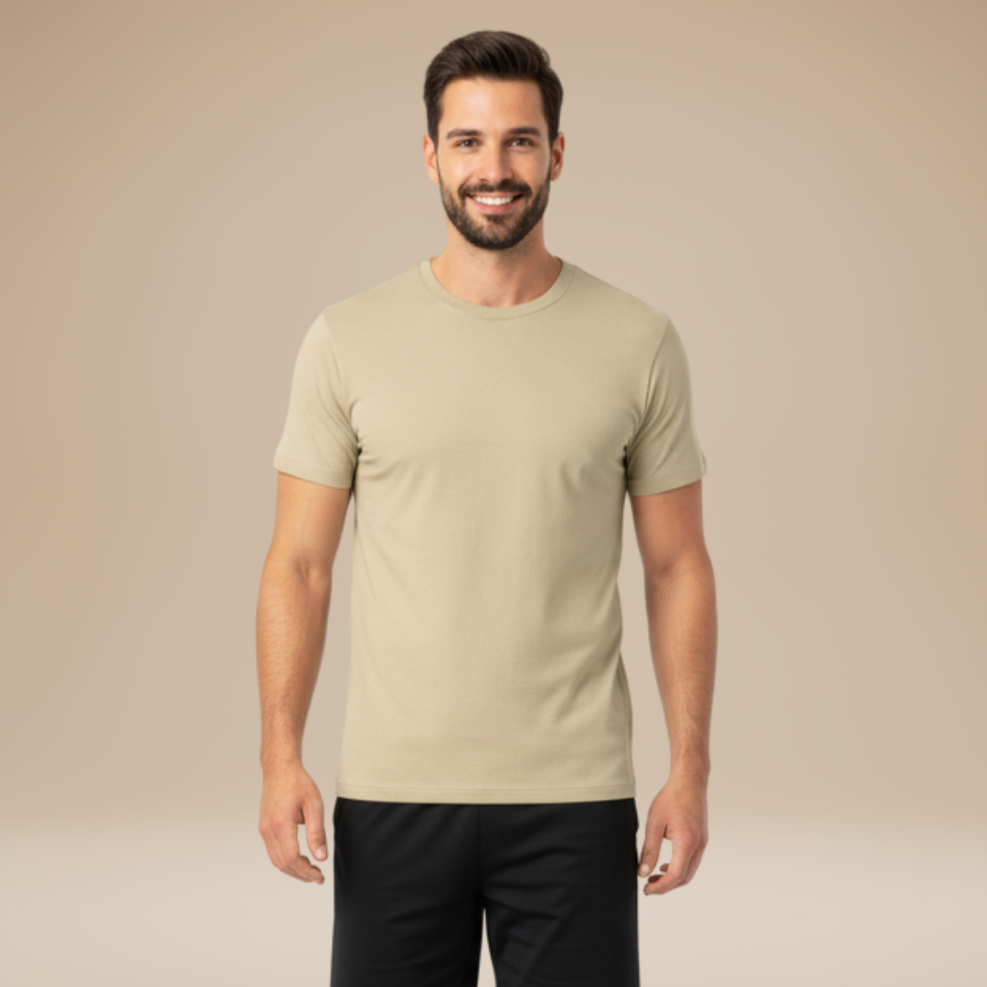 T-Shirt Uomo Girocollo Uso Quotidiano