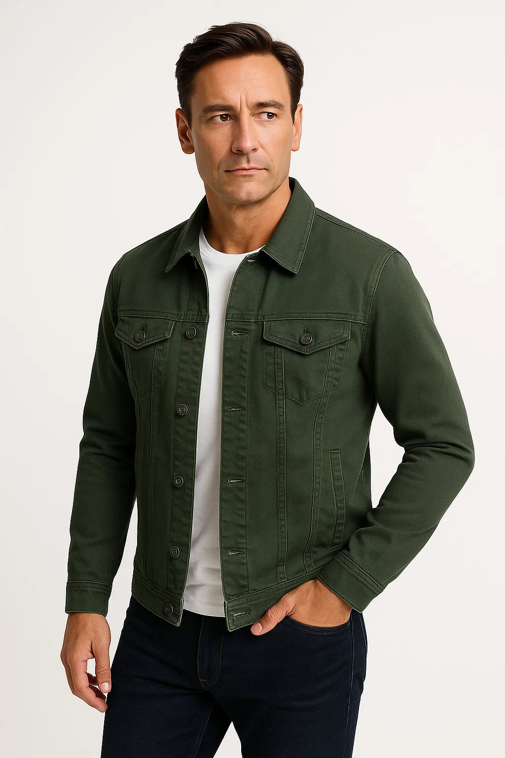 Baumwollmischung Denim Jacke | Smart-Casual Regular Fit