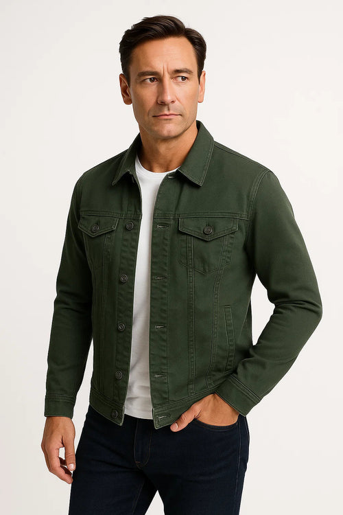 Baumwollmischung Denim Jacke | Smart-Casual Regular Fit