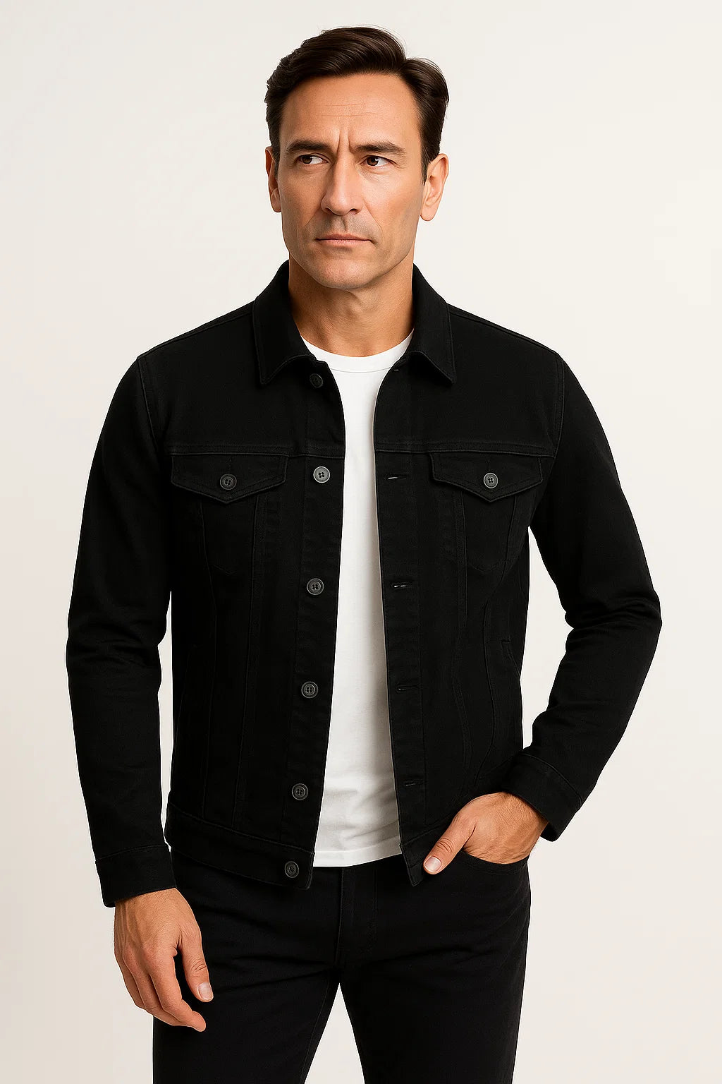 Baumwollmischung Denim Jacke | Smart-Casual Regular Fit