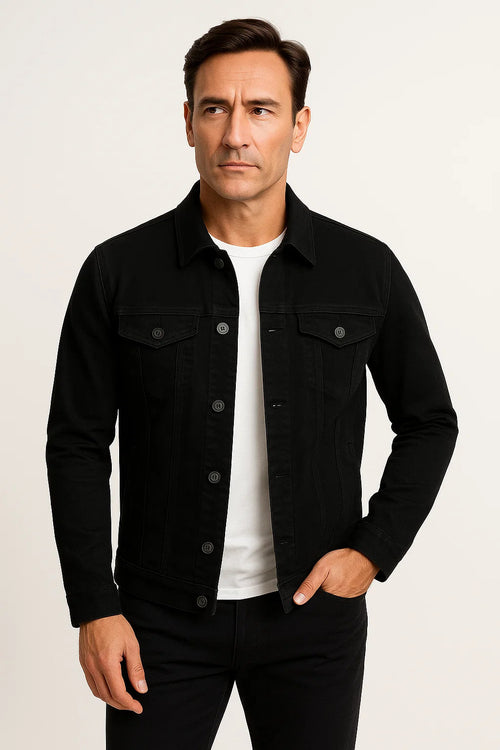 Baumwollmischung Denim Jacke | Smart-Casual Regular Fit
