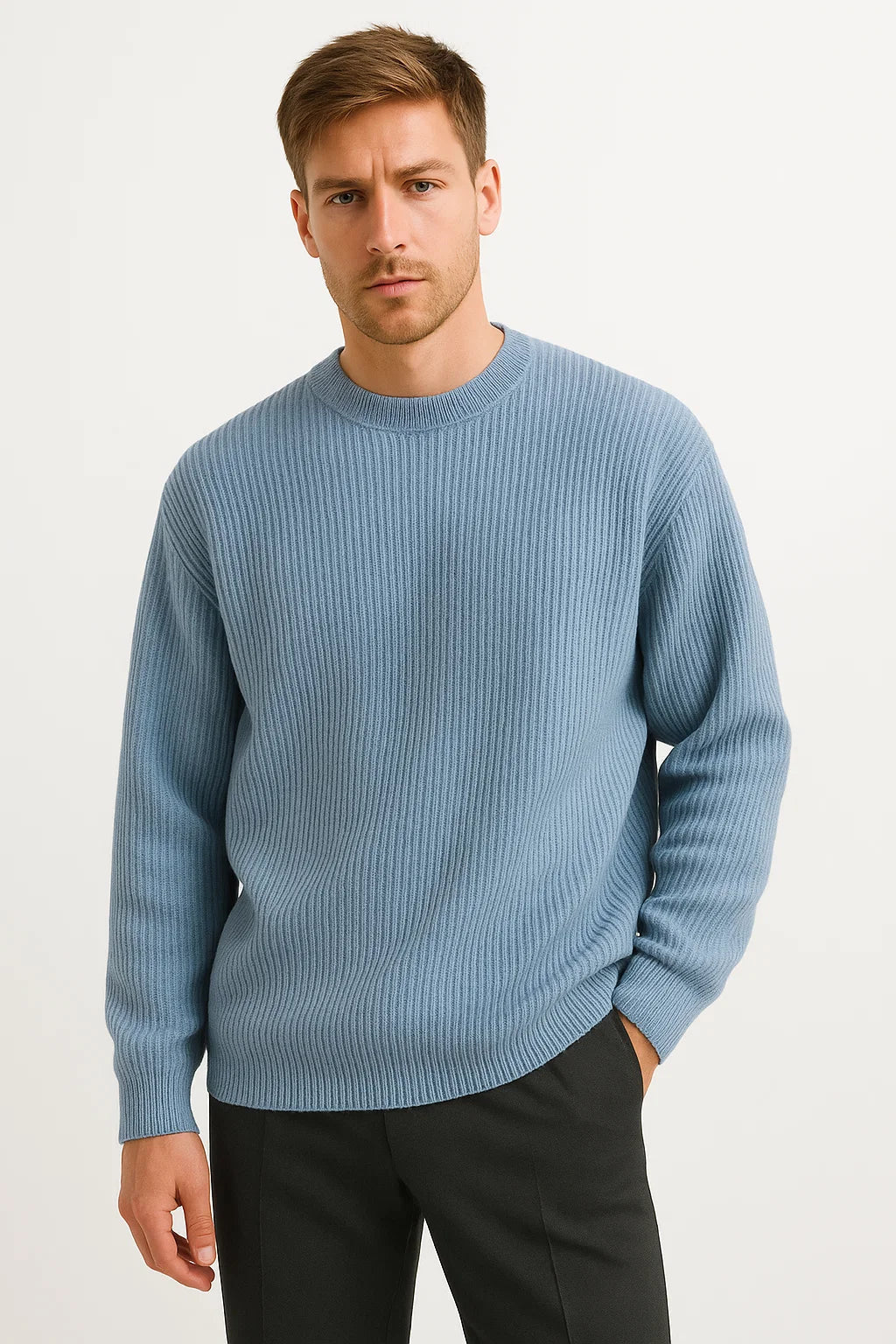 Ribbed Knit Sweater | Oversized Fit