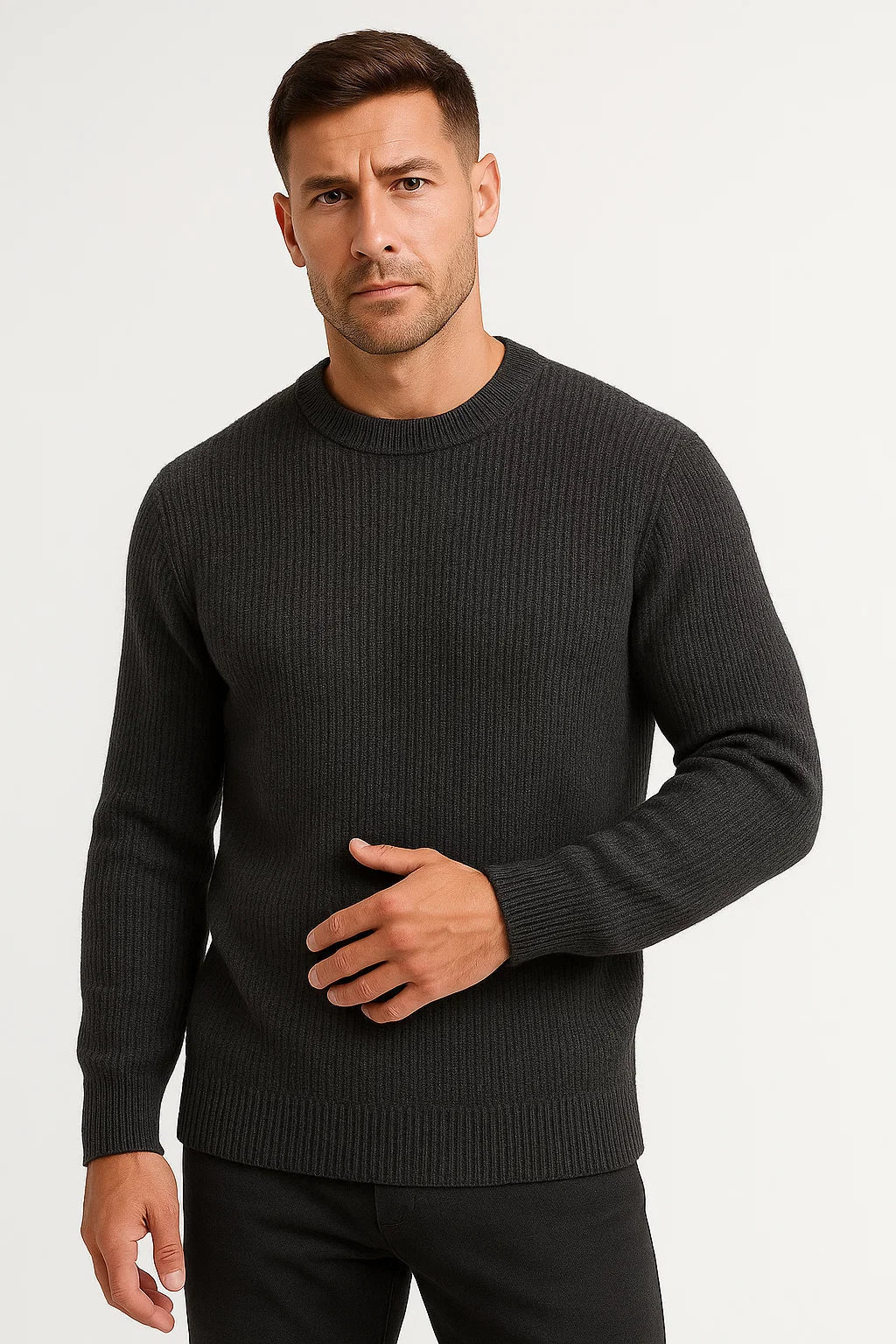 Strickpullover | Wollmix | Regulär Fit