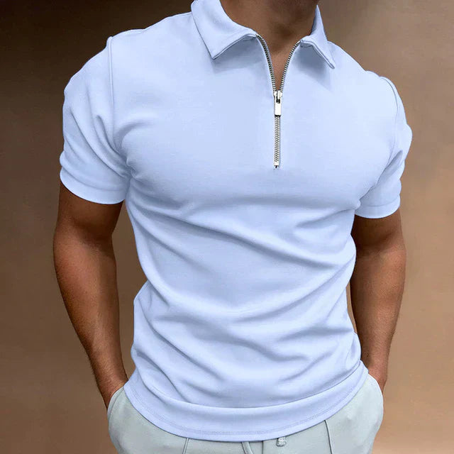 Lorenzo Baptiste | Casual Herenpolo met Rits