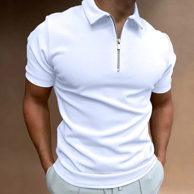 Lorenzo Baptiste | Casual Herenpolo met Rits