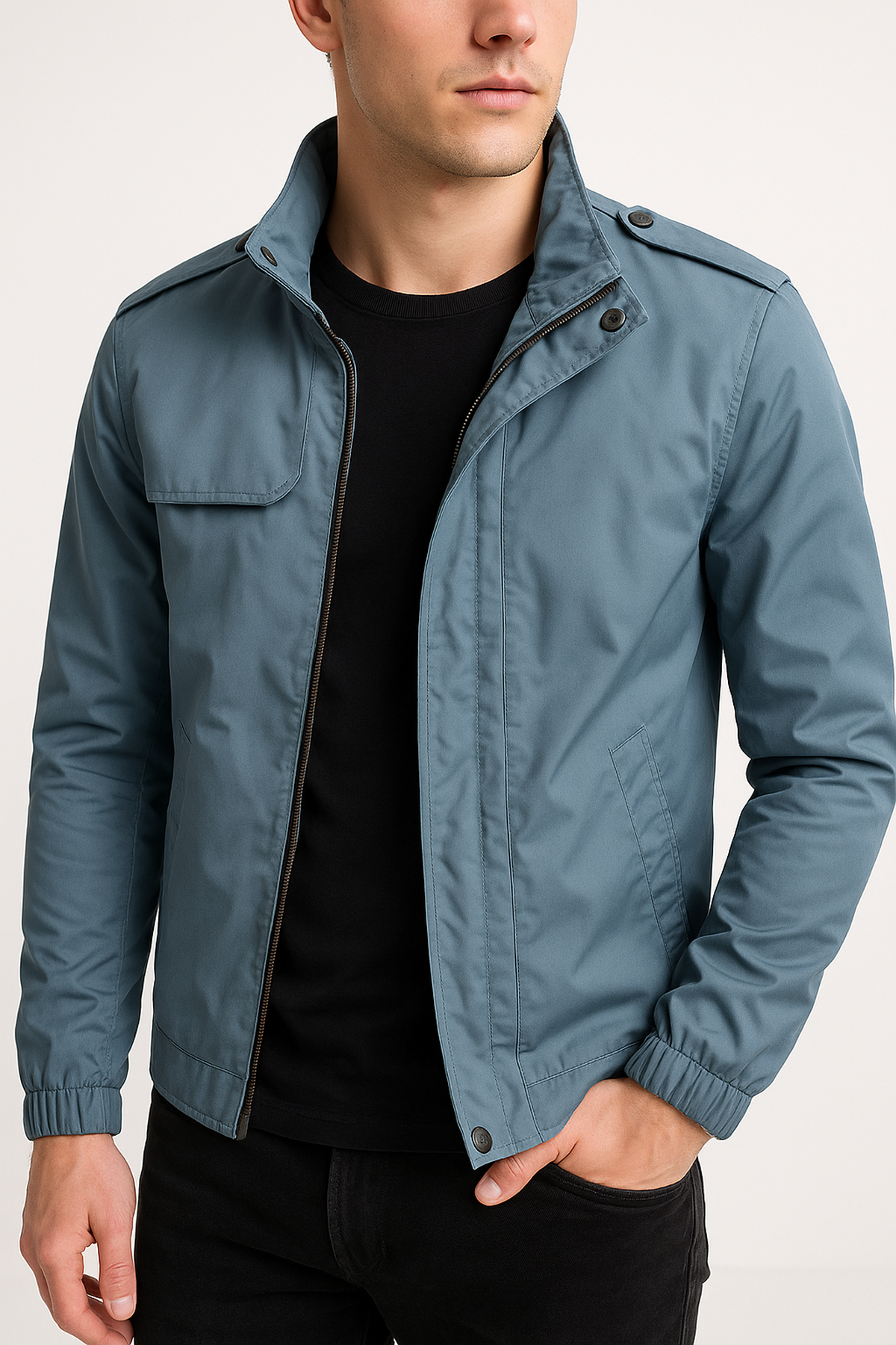 Leichte Frühlingsjacke | Wasserabweisend | Vollzipper