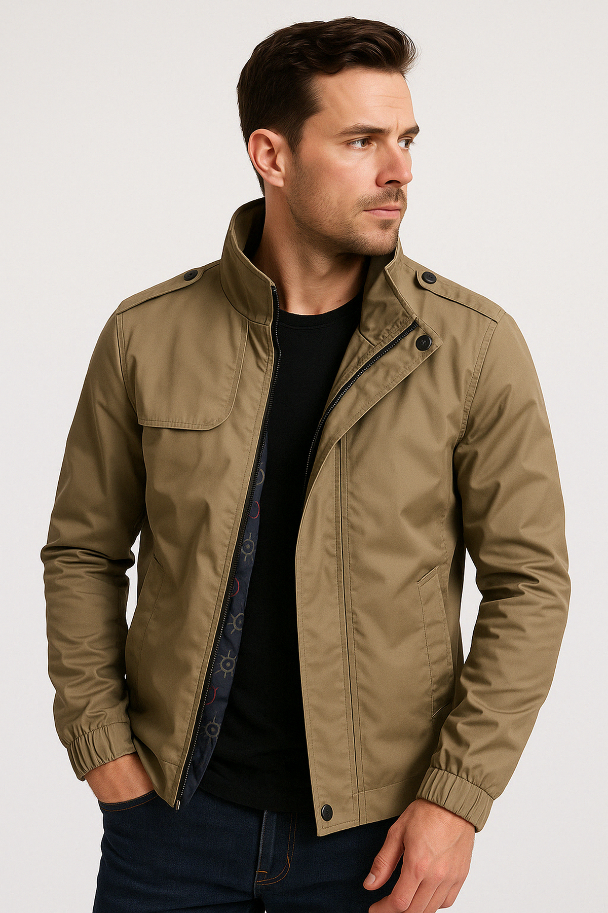 Leichte Frühlingsjacke | Wasserabweisend | Vollzipper