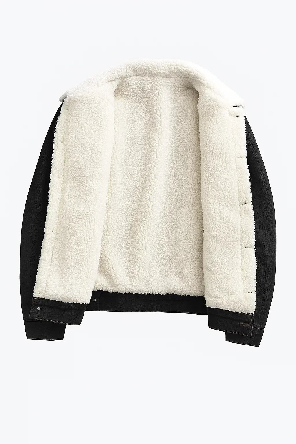 Denim Jacke | Fleece Futter Winter Überhemd